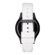 Marc Jacobs Miss Marc Flower White Dial White Silicone Strap Watch for Women - MBM5513