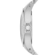 Marc Jacobs Blade Chronograph Silver Dial Silver  Steel Strap Watch for Women - MBM3125