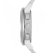 Burberry The City Chronograph Silver Dial Silver Steel Strap Watch for Men - BU9350