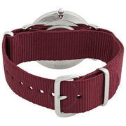 Daniel Wellington Classic Roselyn White Dial Red NATO Strap Watch For Women - DW00100268
