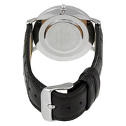 Daniel Wellington Classic Reading White Dial Black Leather Strap Watch For Women - DW00100058
