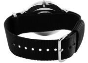 Daniel Wellington Classic Cornwall Black Dial Black Nylon Strap Watch For Women - DW00100149