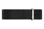 Daniel Wellington Classic Petite Cornwall White Dial Black NATO Strap Watch For Women - DW00100254