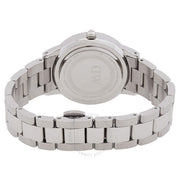 Daniel Wellington Iconic Link White Dial Silver Steel Strap Watch for Women - DW00100203