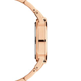 Daniel Wellington Iconic Link Emerald Green Dial Rose Gold Steel Strap Watch For Women - DW00100419
