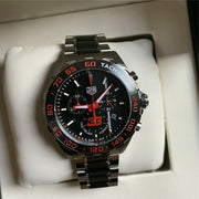 Tag Heuer Formula 1 Max Verstappen Limited Edition Grey Dial Two Tone Steel Strap Watch for Men - CAZ101U.BA0843