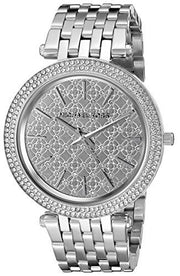 Michael Kors Darci Silver Dial Silver Steel Strap Watch for Women - MK3404