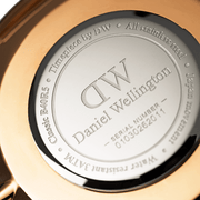 Daniel Wellington Classic Somerset White Dial Blue Leather Strap Watch For Men - DW00100121