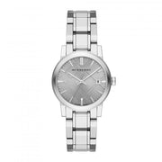 Burberry The City Silver Dial Silver Steel Strap Watch for Women - BU9143