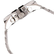 Diesel Mega Chief Chronograph Black Dial Silver Steel Strap Watch For Men - DZ4308