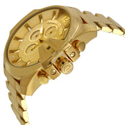 Diesel Mr Daddy 2.0 Chronograph Gold Dial Gold Steel Strap Watch For Men - DZ7399