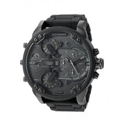 Diesel Mr Daddy 2.0 Chronograph Black Dial Black Steel Strap Watch For Men - DZ7396