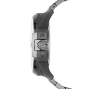 Diesel Uber Chief Black Dial Grey Stainless Steel Strap Watch For Men - DZ7372