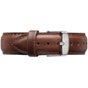 Daniel Wellington Classic Bristol Quartz White Dial Brown Leather Strap Watch For Men - DW00100023
