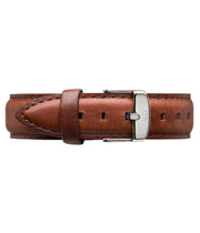 Daniel Wellington Classic Durham Black Dial Brown Leather Strap Watch For Women - DW00100142