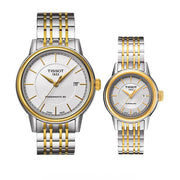 Tissot T Classic Carson Automatic White Dial Two Tone Steel Strap Watch for Men - T085.407.22.011.00