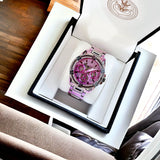 Guess Queen Multicolor Dial Multicolor Steel Strap Watch For Women - GW0464L4