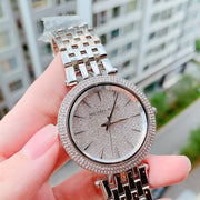 Michael Kors Darci Silver Dial Silver Steel Strap Watch for Women - MK3437