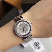 Michael Kors Darci Silver Dial Silver Steel Strap Watch for Women - MK3476