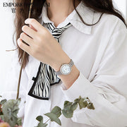 Emporio Armani Rosa Quartz White Dial Silver Steel Strap Watch For Women - AR11354