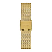 Guess Iconic Quartz Gold Dial Gold Mesh Bracelet Watch For Women - GW0527L2