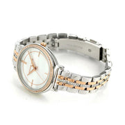 Michael Kors Cinthia Mother of Pearl Dial Two Tone Steel Strap Watch For Women - MK3831