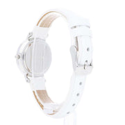 Daniel Wellington Petite Bondi White Dial White Leather Strap Watch For Women - DW00100250