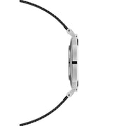 Daniel Wellington Petite Ashfield Black Dial Black Mesh Strap Watch For Women - DW00100308