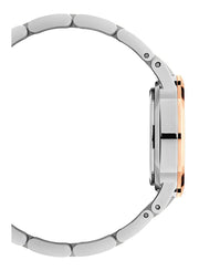 Daniel Wellington Iconic Link White Dial Two Tone Steel Strap Watch For Women - DW00100359
