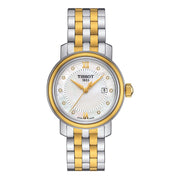 Tissot T Classic Bridgeport Mother of Pearl Dial Two Tone Steel Strap Watch For Women - T097.010.22.116.00