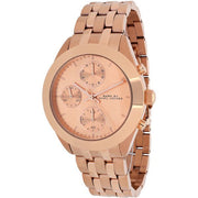 Marc Jacobs Peeker Chronograph Rose Gold Dial Rose Gold Steel Strap Watch for Women - MBM3394