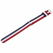 Daniel Wellington Classic Cambridge White Dial Two Tone Nylon Strap Watch For Men - DW00100017