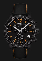 Tissot Quickster Chronograph Black Dial Watch For Men - T095.417.36.057.00