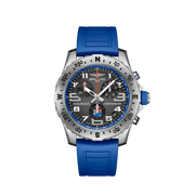 Breitling Endurance Pro Ironman World Championship Grey Dial Blue Rubber Strap Watch for Men - E823103A1M1S1