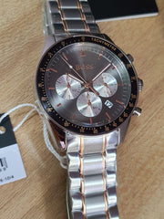 Hugo Boss Trophy Chronograph Grey Dial Two Tone Steel Strap Watch for Men - 1513634