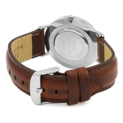 Daniel Wellington Classic Durham Black Dial Brown Leather Strap Watch For Women - DW00100142
