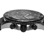 Emporio Armani Diver Chronograph Black Dial Black Silicone Strap Watch For Men - AR11515