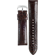 Emporio Armani Luigi Quartz Grey Dial Brown Leather Strap Watch For Men - AR11175