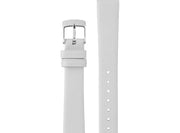 Emporio Armani White Dial Light Blue Leather Strap Watch For Women - AR11002