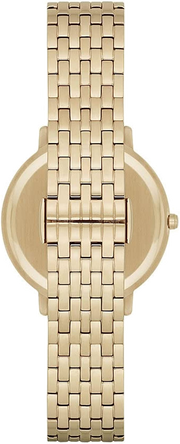 Emporio Armani Dress Analog Mother of Pearl Dial Gold Steel Strap Watch For Women - AR11007