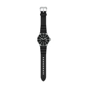 Emporio Armani World Explorer Solar Black Dial Black Silicone Strap Watch for Men - AR11788