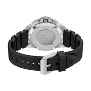 Emporio Armani World Explorer Solar Black Dial Black Silicone Strap Watch for Men - AR11788