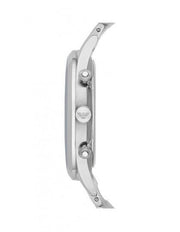 Emporio Armani Classic Chronograph Silver Dial Silver Steel Strap Watch For Men - AR1879