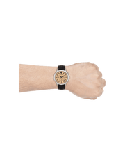 Emporio Armani Classic Chronograph Beige Dial Brown Leather Strap Watch For Men - AR2433