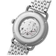 Emporio Armani Aviator Skeleton Blue Dial Silver Mesh Bracelet Watch For Men - AR60024