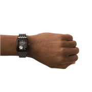 Emporio Armani Meccanico Black Dial Black Steel Strap Watch For Men - AR60058