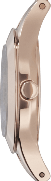 Emporio Armani Chiara Analog White Dial Rose Gold Steel Strap Watch For Women - AR7329