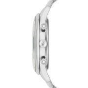 Emporio Armani Chronograph Black Dial Silver Steel Strap Watch For Men - AR11017