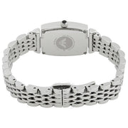 Emporio Armani Gianni T-Bar Quartz White Dial Silver Steel Strap Watch For Women - AR11405