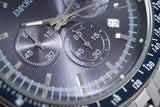 Emporio Armani Sportivo Chronograph Blue Dial Silver Steel Strap Watch For Men - AR6072